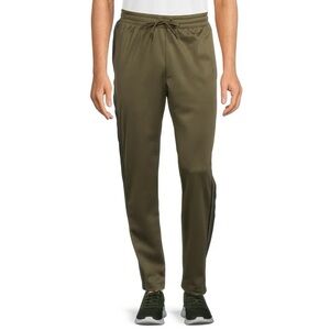 Athletic Works Men's and Big Men's Tricot Track Pants, ( Military Olive )